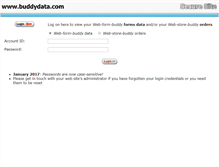 Tablet Screenshot of buddydata.com